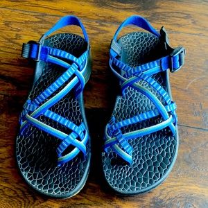 Shades of blue Chaco sandals